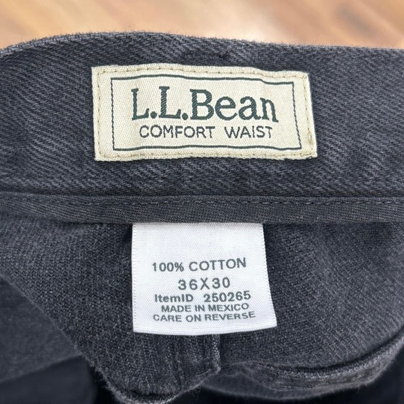Men’s LL Bean Comfort Waist‎ Black Jeans 36X30 - Picture 10 of 10